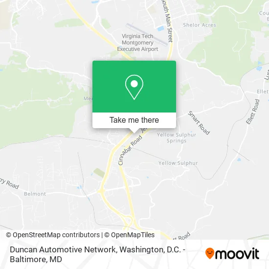 Duncan Automotive Network map