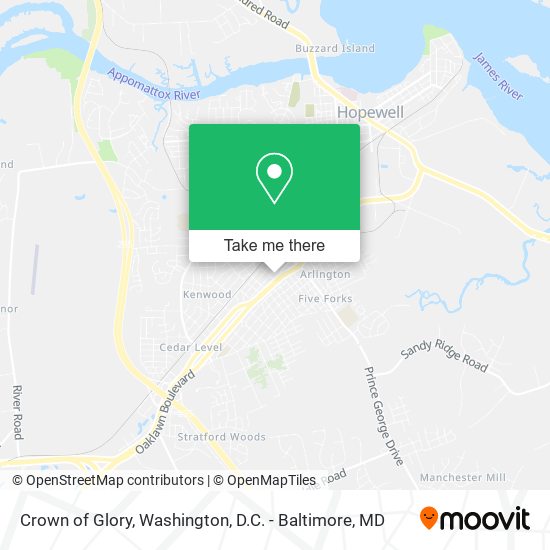 Crown of Glory map
