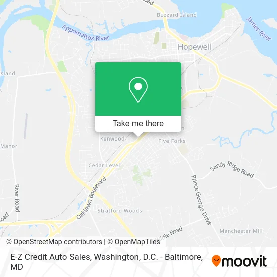 E-Z Credit Auto Sales map