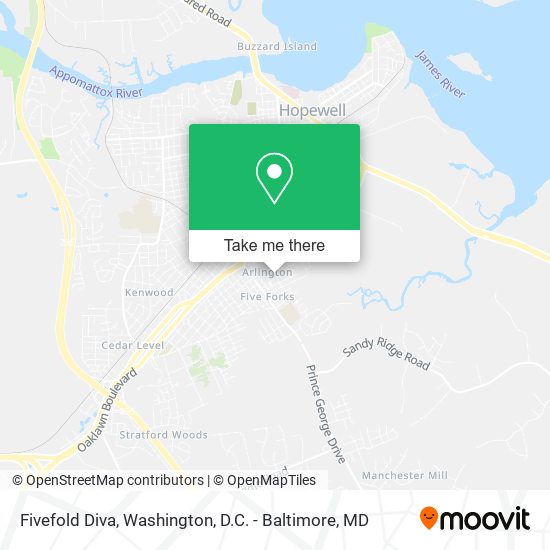 Fivefold Diva map