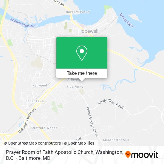 Prayer Room of Faith Apostolic Church map
