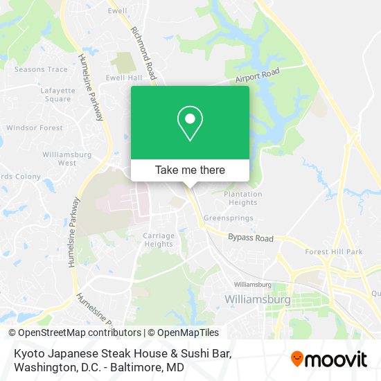 Kyoto Japanese Steak House & Sushi Bar map