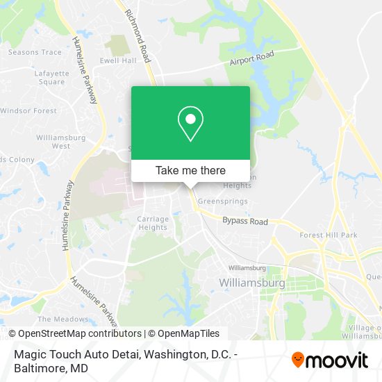 Mapa de Magic Touch Auto Detai