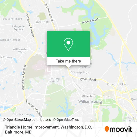 Triangle Home Improvement map
