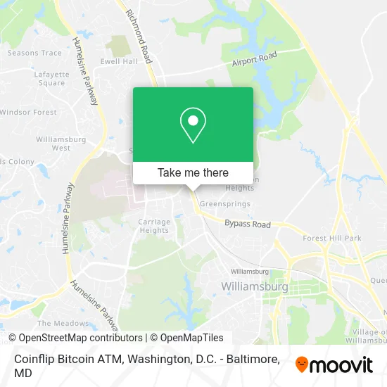 Coinflip Bitcoin ATM map