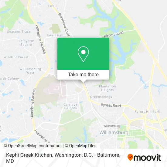 Kephi Greek Kitchen map