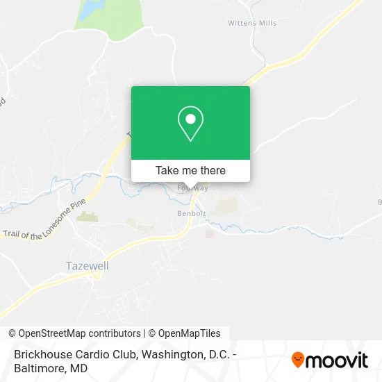 Brickhouse Cardio Club map