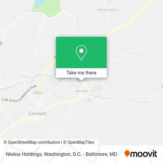 Ntelos Holdings map