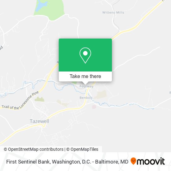 Mapa de First Sentinel Bank