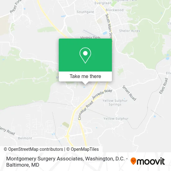 Montgomery Surgery Associates map