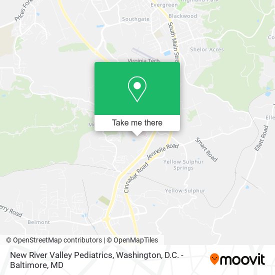 New River Valley Pediatrics map