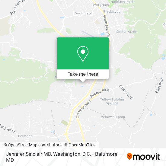 Jennifer Sinclair MD map