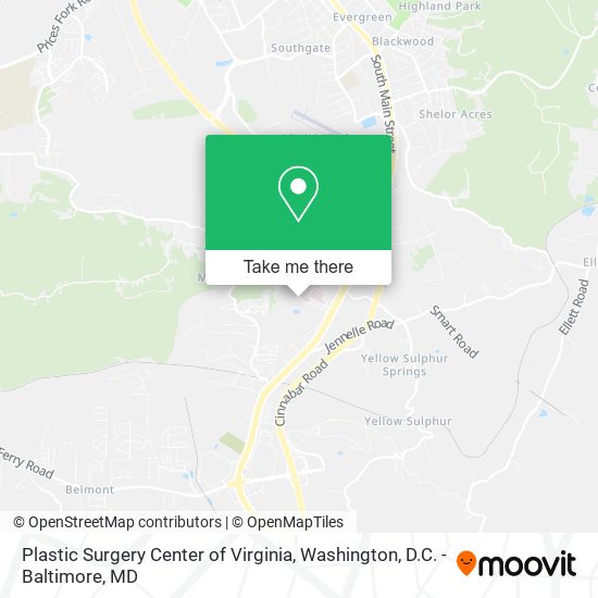 Mapa de Plastic Surgery Center of Virginia