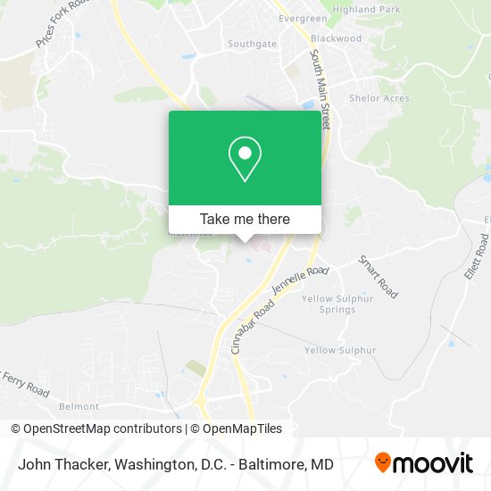 John Thacker map