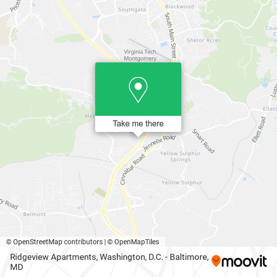 Mapa de Ridgeview Apartments