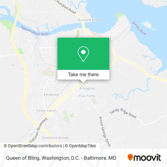 Queen of Bling map