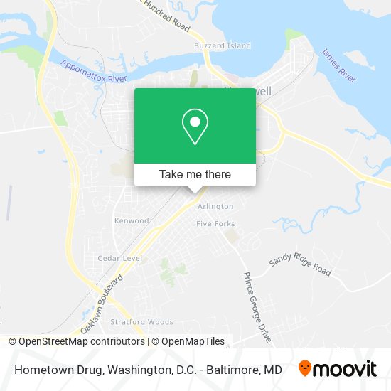 Mapa de Hometown Drug