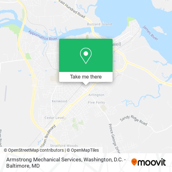 Armstrong Mechanical Services map