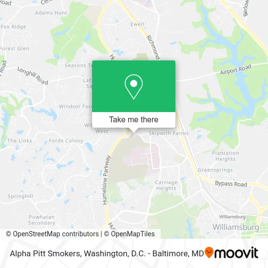 Alpha Pitt Smokers map