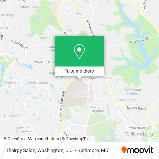 Thairpy Salon map