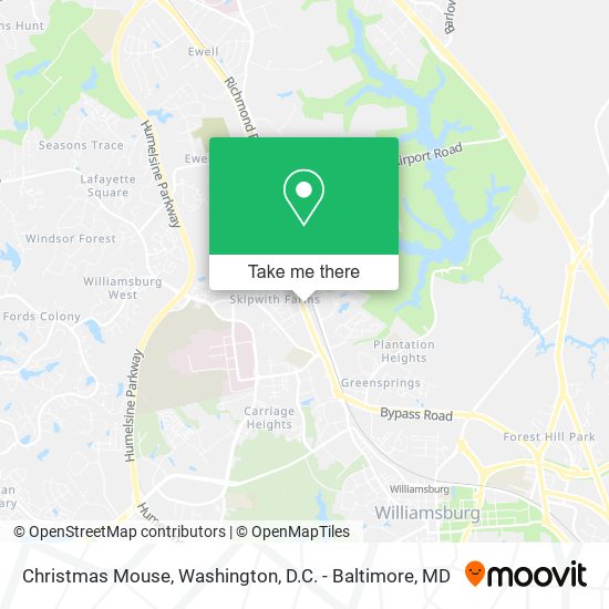 Christmas Mouse map
