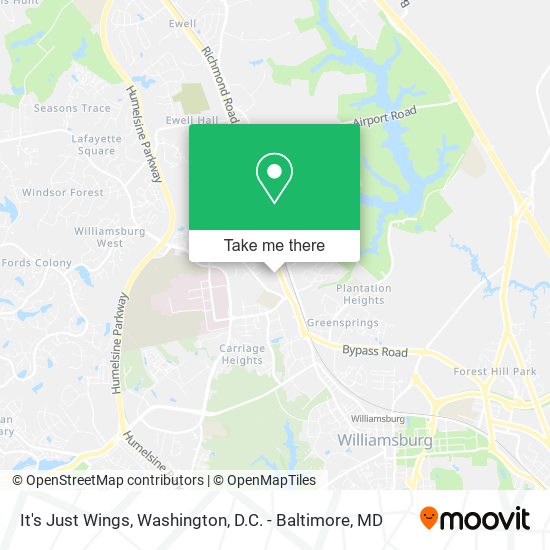 Mapa de It's Just Wings