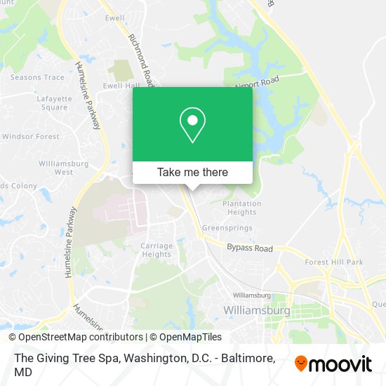 Mapa de The Giving Tree Spa