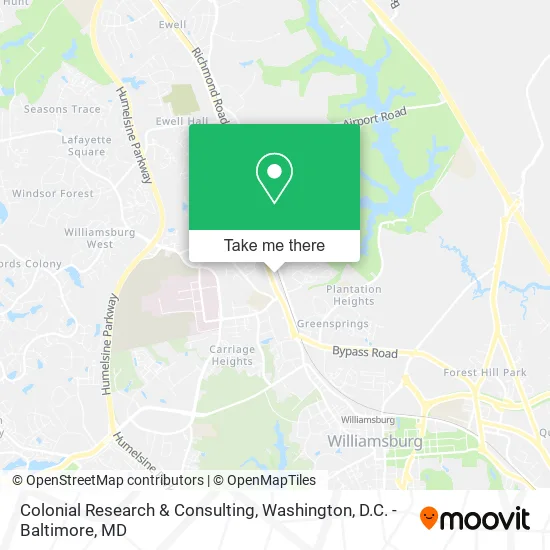 Colonial Research & Consulting map