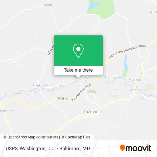 USPS map