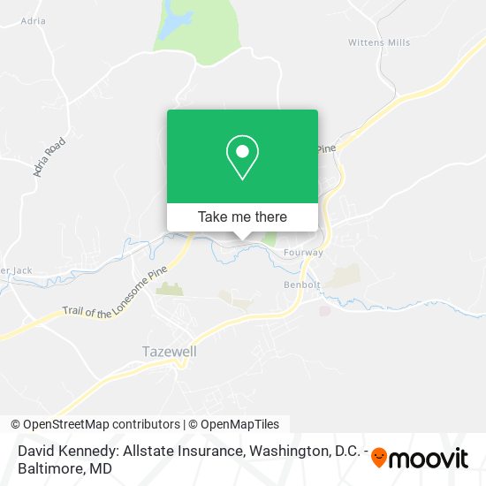 David Kennedy: Allstate Insurance map