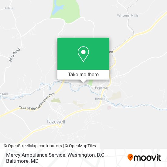 Mercy Ambulance Service map