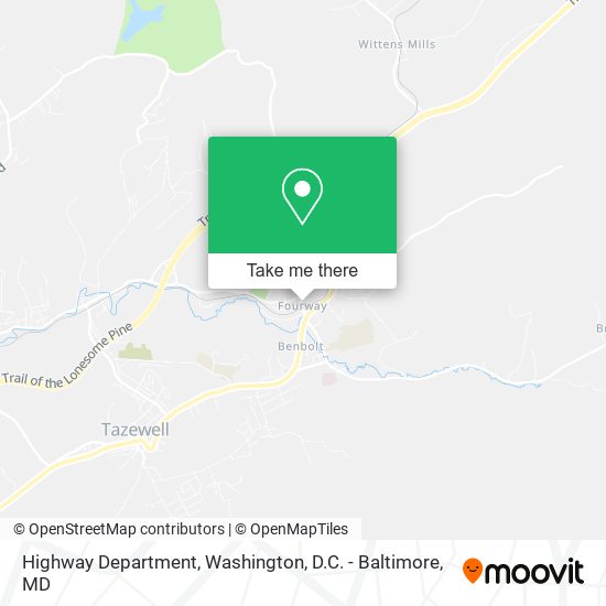 Highway Department map