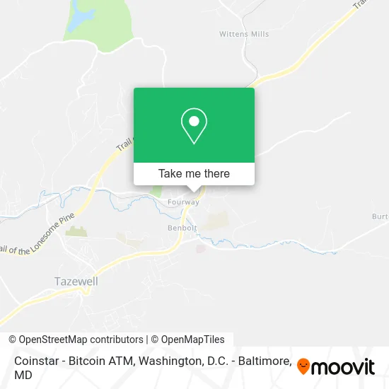 Coinstar - Bitcoin ATM map