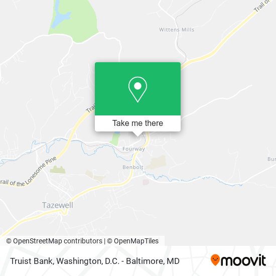 Mapa de Truist Bank