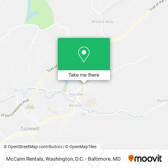 McCann Rentals map
