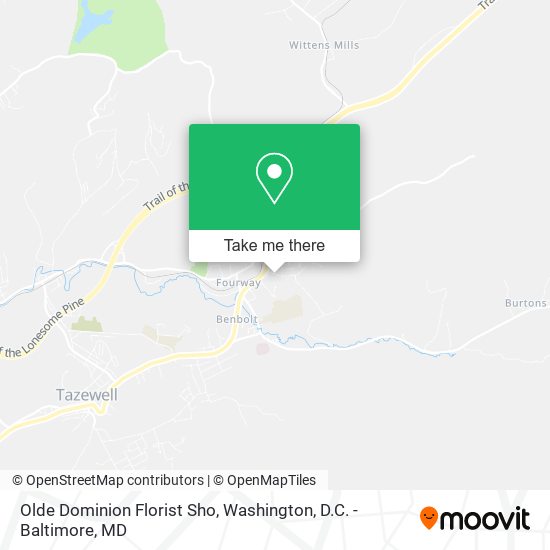 Mapa de Olde Dominion Florist Sho