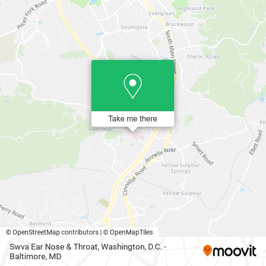 Mapa de Swva Ear Nose & Throat