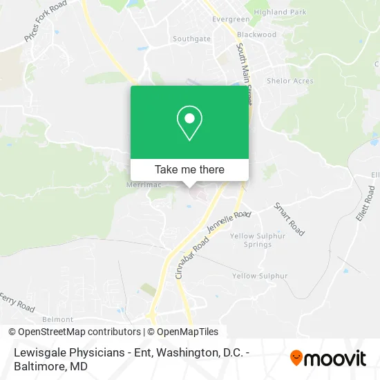 Lewisgale Physicians - Ent map