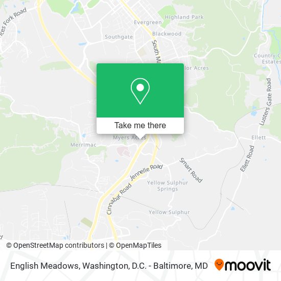 Mapa de English Meadows