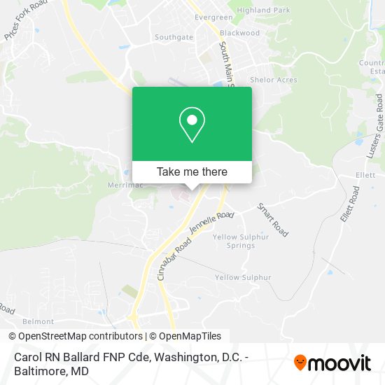 Carol RN Ballard FNP Cde map