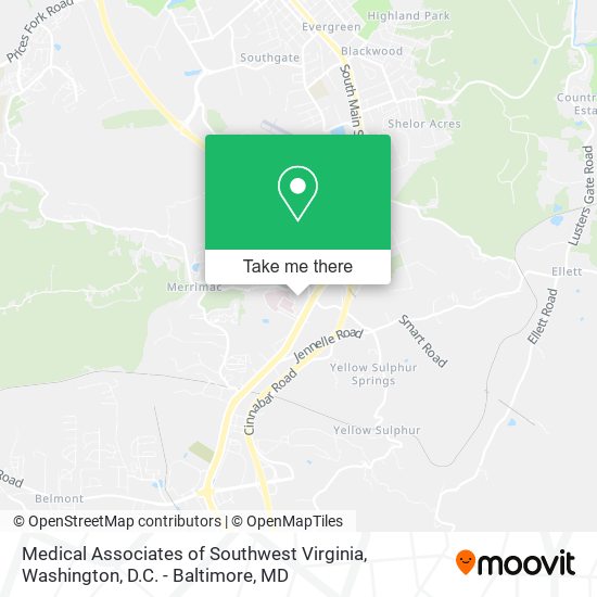 Medical Associates of Southwest Virginia map