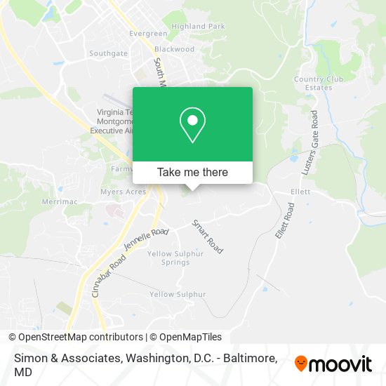 Mapa de Simon & Associates
