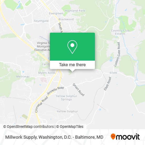 Mapa de Millwork Supply