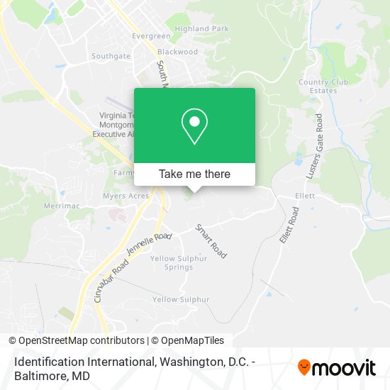 Identification International map