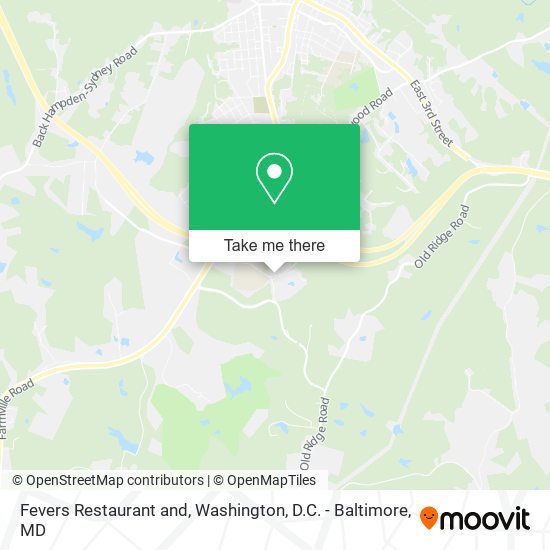 Fevers Restaurant and map