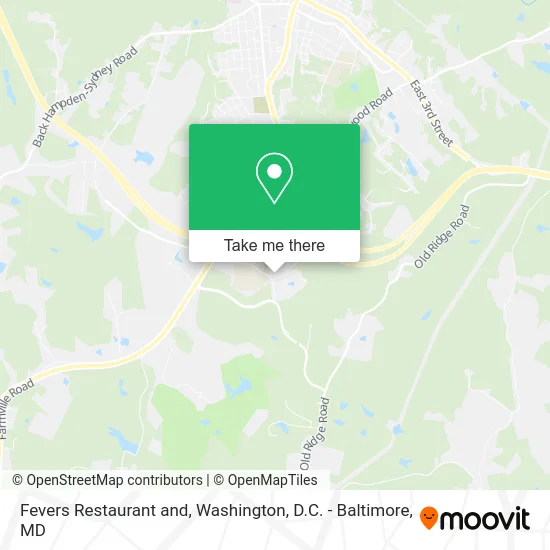 Fevers Restaurant and map