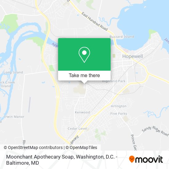 Mapa de Moonchant Apothecary Soap