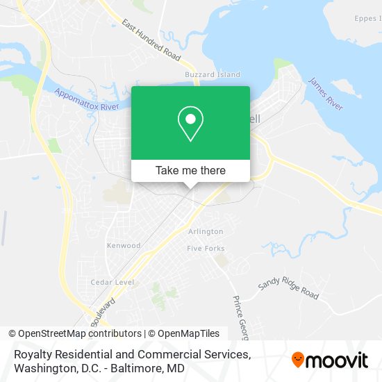Mapa de Royalty Residential and Commercial Services