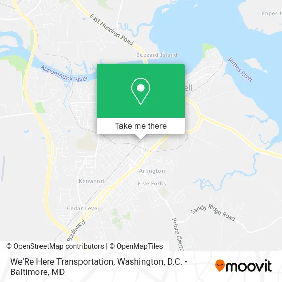 We'Re Here Transportation map