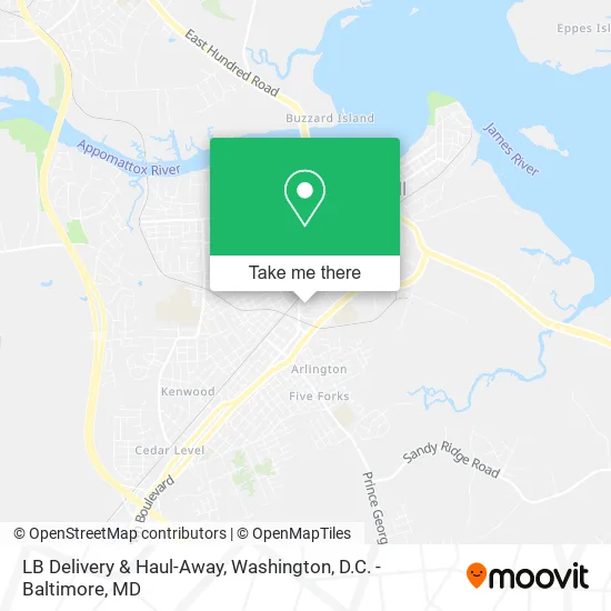 LB Delivery & Haul-Away map